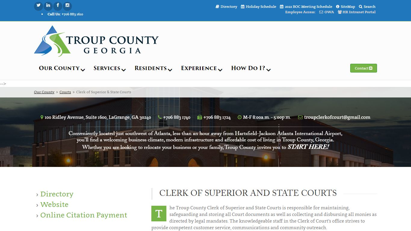Troup County, Georgia | Government Services Online
